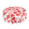 Sunshineyan Valentine's Day Round Tablecloth, 152.4 cm, Red Hearts view 1