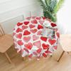 Sunshineyan Valentine's Day Round Tablecloth, 152.4 cm, Red Hearts view 2