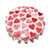 Sunshineyan Valentine's Day Round Tablecloth, 152.4 cm, Red Hearts view 3