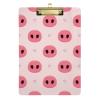 Pink Pig Nose Acrylic Clipboard, Low-Profile Metal Clip, A4/Letter Size, 31.8 x 22.9 cm view 1