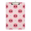 Pink Pig Nose Acrylic Clipboard, Low-Profile Metal Clip, A4/Letter Size, 31.8 x 22.9 cm view 2