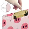 Pink Pig Nose Acrylic Clipboard, Low-Profile Metal Clip, A4/Letter Size, 31.8 x 22.9 cm view 4