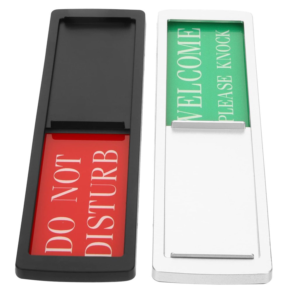 MAGICLULU 2-Pack Magnetic Sliding Do Not Disturb Door Signs