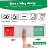 MAGICLULU 2-Pack Magnetic Sliding Do Not Disturb Door Signs view 4
