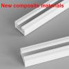 Self-Adhesive Curtain Track for Ceiling or Wall, No Drilling, Nano-Silent Rollers view 4