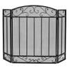3-Panel Fireplace Safety Screen, Child-Safe, 44 W x 31.5 H in, Black view 1