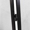 3-Panel Fireplace Safety Screen, Child-Safe, 44 W x 31.5 H in, Black view 4