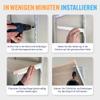 BOOMET Shelf Bracket Set for Wall Rails, 48 cm, White, 10 Pairs view 3