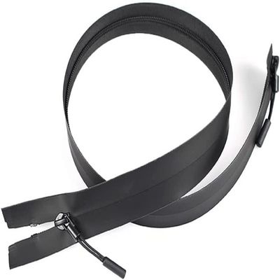 No. 5 Black Waterproof Nylon Zipper, Closed-End