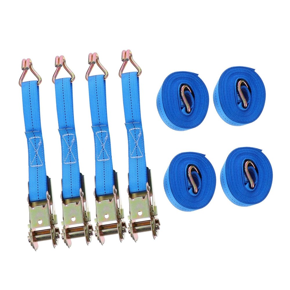 Polyester and Steel Cargo Securing Strap, Blue