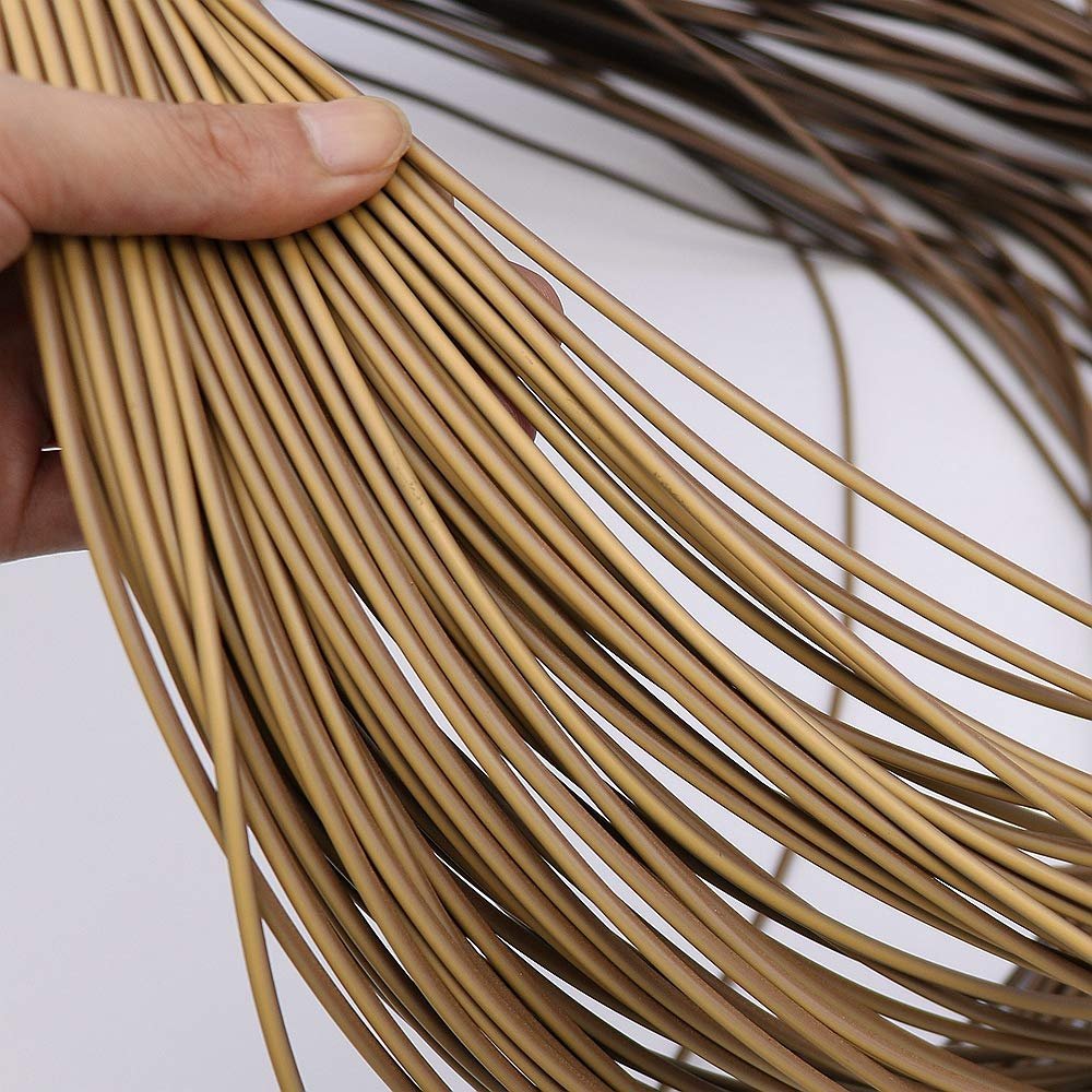 OUdini Plastic Rattan Repair Material, 500 g PE Rattan, Round Weaving Material