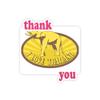 Thailand I Love Thailand Elephant Sculpture Thank You Quote Sticker view 1