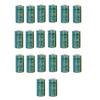 20-Piece Electrolytic Capacitor Set, 6.3V/10V/16V/25V/35V, 100/220/470/10000µF (25V 3300µF) view 1