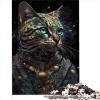 1000-Piece Bengal Cat Puzzle for Adults and Children, Wooden Puzzle, 29.5 x 19.7 in view 1