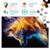 Challenging Wolf 1000-Piece Wooden Jigsaw Puzzle, 29.5 x 19.7 in view 2