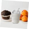 HOLIDYOYO Glass Sippy Cup with Lid view 3