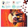 1000-Piece Elephant Africa Sunset Wooden Puzzle for Adults and Kids 12+ (29.5 x 19.7 in) view 2