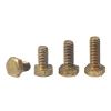 Base Plate Hex Screws, M4–M10 Brass/Copper Furniture Screws (M6, 5 pcs, 6 mm long; color: M10) view 4