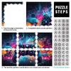 1000-Piece Starry Night Gamepad Puzzle for Adults and Kids, Wooden Puzzle, 50 x 75 cm view 2