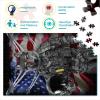 Challenging Gray Wolf in the Air Force Puzzle, 1,000 Pieces, 26 x 38 cm view 2