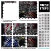 Challenging Gray Wolf in the Air Force Puzzle, 1,000 Pieces, 26 x 38 cm view 3