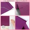 Drill-Free Blackout Roller Blind 115 x 120 cm, Clamp-Fit, Purple view 4