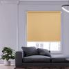 No-Drill Blackout Roller Blind 115 x 140 cm, Cream view 3