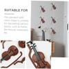 MAGICLULU 16-Piece Violin-Shaped Hanging Ornaments view 4