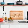 Unique Engraved Cutting Board Gift for Dad – Beech Wood with Juice Groove view 3