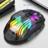 Cuifati 3-Mode Wireless Gaming Mouse with RGB Lighting, Silent Clicks and 5 DPI Levels view 3