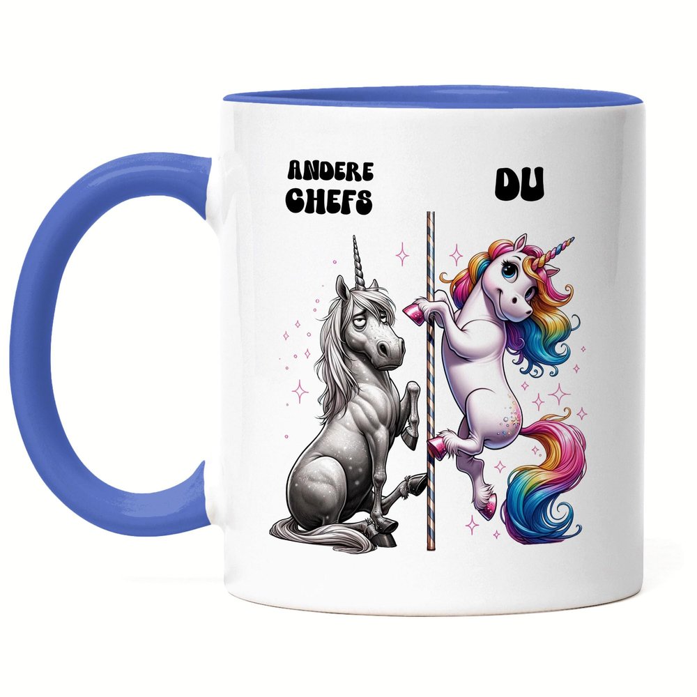Hey!Print “Other Bosses—You’re a Unicorn” Blue Mug