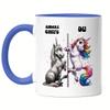 Hey!Print “Other Bosses—You’re a Unicorn” Blue Mug view 1
