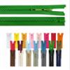 Separable Jacket Zipper, Plastic Teeth, 5 mm, Green, 75 cm view 1