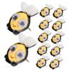 Multifunctional Bee-Shaped Thumbtacks, 20 Pieces, Resin and Alloy view 1