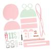 Amosfun DIY PU Bag-Making Kit, Pink, for Beginners and Professionals view 1