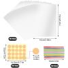 200 Candy Bags, 15 x 10 cm Clear Cellophane Bags with 200 Metallic Twist Ties and 200 Stickers view 2