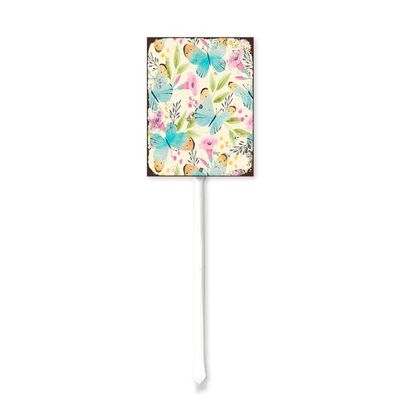 Geroclonup Spring Butterfly Aluminum Lawn Sign