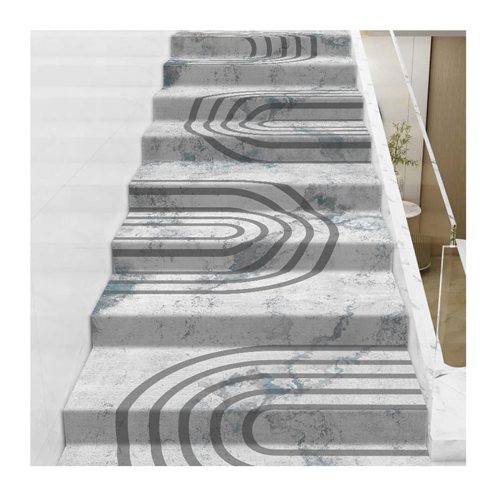 Modern Self-Adhesive Stair Treads, 6 mm Thick, Non-Slip Carpet Runner, 0.6–1.5 m Wide