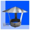 Conical Stainless Steel Chimney Cap, Adjustable Rain Cap, 14 × 30 cm view 1