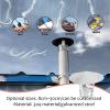 Conical Stainless Steel Chimney Cap, Adjustable Rain Cap, 14 × 30 cm view 2