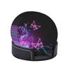 Pink and Purple Butterfly Absorbent Leather Coasters with Holder, 6-Piece Set view 4