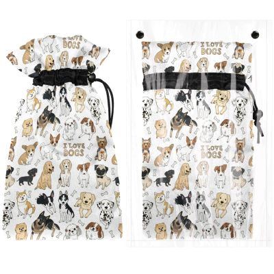 I Love Dogs and Bones Outdoor Faucet Cover for Winter, Insulated Protection, 6.9 in W x 11 in H