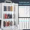 Mobile Phone Storage Cabinet, Lockable Aluminum-Alloy Wall-Mounted Organizer, 24 Compartments view 3
