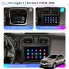 9-Inch Android 12 HD Double-DIN Radio for Renault Logan 2/Sandero 2 (2014–2019) with GPS Navigation, Wireless CarPlay, Android Auto, Bluetooth, Mirror Link and Backup Camera (Color: B) view 2
