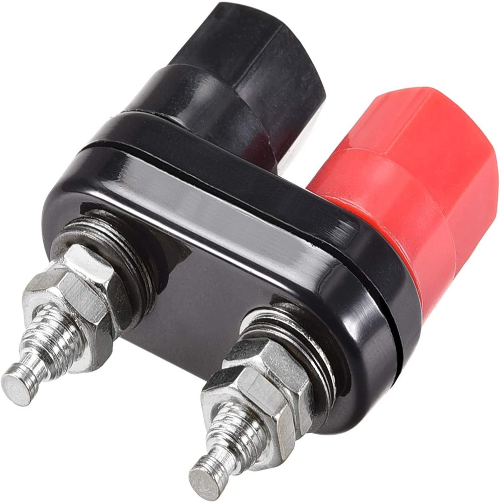 XYWHPGV 2-Pack 4 mm Banana Socket Dual Binding Post Speaker Terminal Connectors