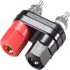 XYWHPGV 2-Pack 4 mm Banana Socket Dual Binding Post Speaker Terminal Connectors view 3