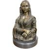 YHDONE Mona Lisa Bronze Bust Sculpture view 1