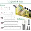 Acrylic Wall-Mounted Newspaper and Magazine Holder, Brown view 2
