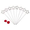 YUMILI Memo Clip Holders, 50-Piece Set, Silver Metal Wire Photo and Note Clips view 2