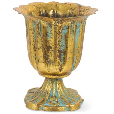 GOOHOCHY Vintage Flower Vase with Roman Column Design